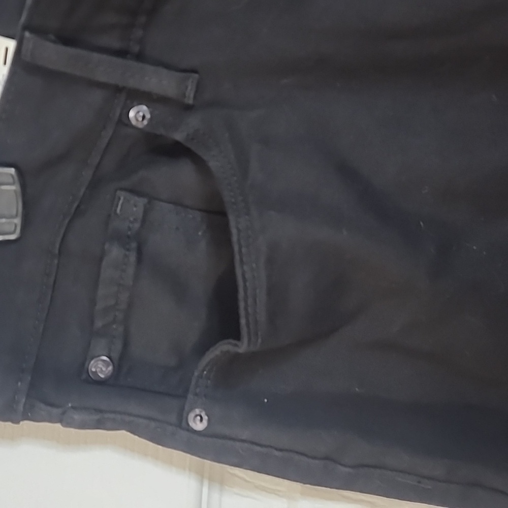 BLACK LEVI'S MID RISE SLIM - Picture 3 of 7